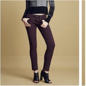 NEW RAG & BONE Dre skinny boyfriend jean 24 Wine Low Rise Slim Boyfriend